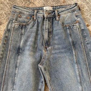 Special A Medium Wash High Rise Straight Jeans size 7/28 boutique unique